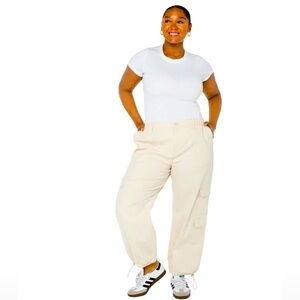 Celebrity Pink Plus Size Parachute Wide Leg Relaxed Fit Pants Women’s Size XXL